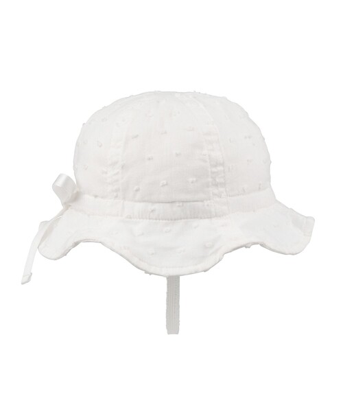 HOT BISCUITS（ホットビスケッツ）の「チューリップハット(帽子)（ハット・キッズ・ホワイト・SS(44-48cm)/S(48-50cm)/M(50-52cm)/3S(40-44cm)）」の7枚目の写真