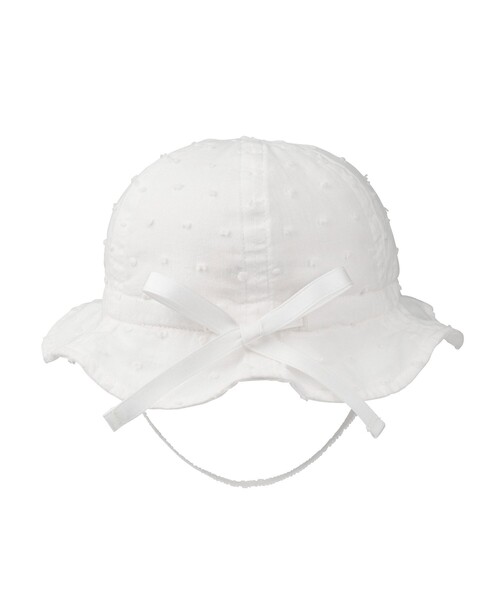 HOT BISCUITS（ホットビスケッツ）の「チューリップハット(帽子)（ハット・キッズ・ホワイト・SS(44-48cm)/S(48-50cm)/M(50-52cm)/3S(40-44cm)）」の9枚目の写真