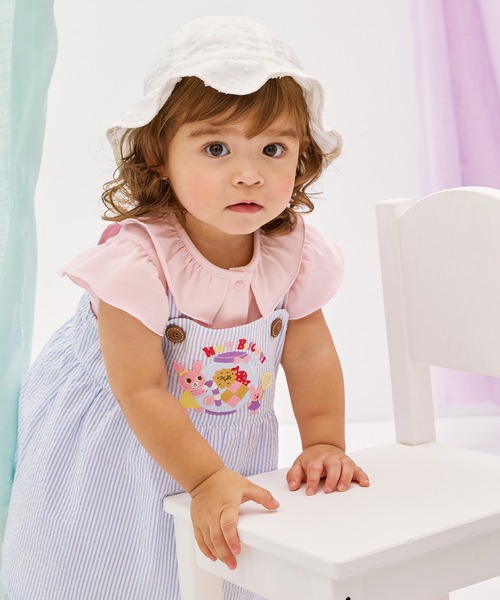 HOT BISCUITS（ホットビスケッツ）の「チューリップハット(帽子)（ハット・キッズ・ホワイト・SS(44-48cm)/S(48-50cm)/M(50-52cm)/3S(40-44cm)）」の11枚目の写真