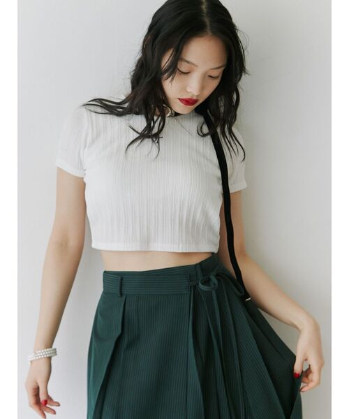 jouetie(ジュエティ)の「ニーレングスラッフプリーツスカート(スカート・レディース・ネイビー/レッド/グリーン・MEDIUM)」の20枚目の写真