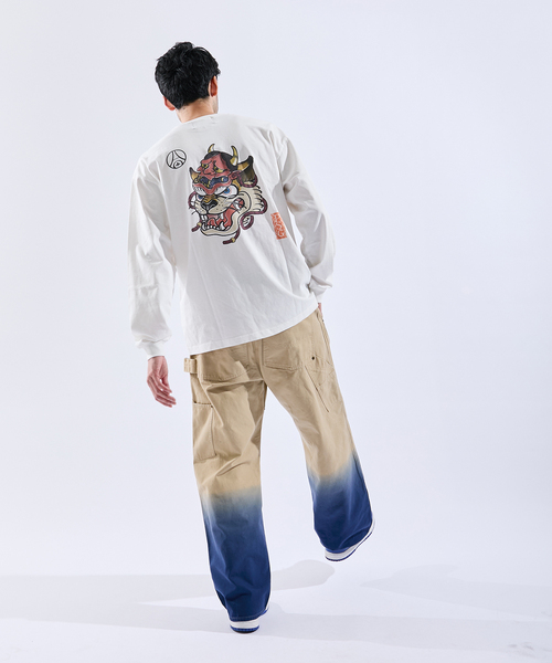 PARIS SAINT-GERMAIN(パリサンジェルマン)の「【Paris Saint-Germain】Hannya プリント ロングスリーブTシャツ(Tシャツ/カットソー・メンズ・ブラック/ホワイト・MEDIUM/LARGE/X-LARGE)」の5枚目の写真