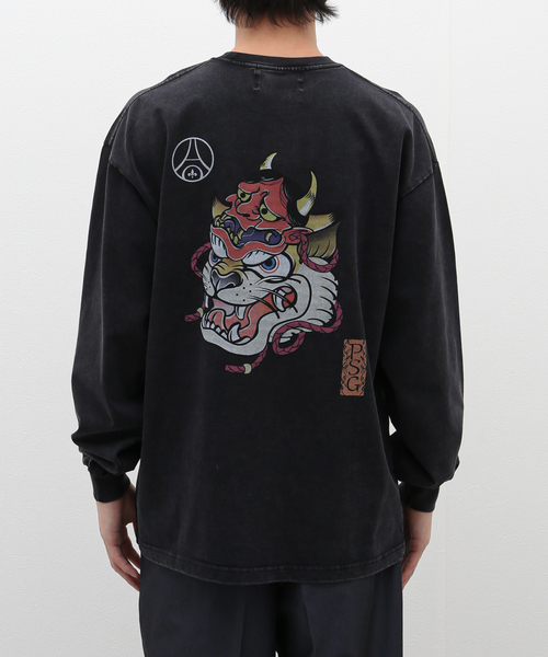 PARIS SAINT-GERMAIN(パリサンジェルマン)の「【Paris Saint-Germain】Hannya プリント ロングスリーブTシャツ(Tシャツ/カットソー・メンズ・ブラック/ホワイト・MEDIUM/LARGE/X-LARGE)」の12枚目の写真