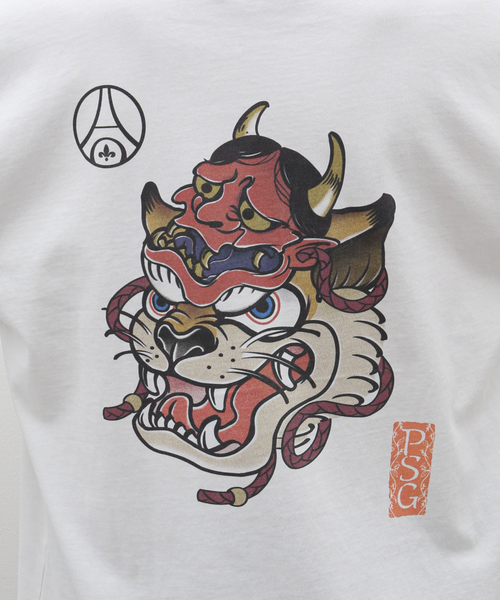 PARIS SAINT-GERMAIN(パリサンジェルマン)の「【Paris Saint-Germain】Hannya プリント ロングスリーブTシャツ(Tシャツ/カットソー・メンズ・ブラック/ホワイト・MEDIUM/LARGE/X-LARGE)」の19枚目の写真