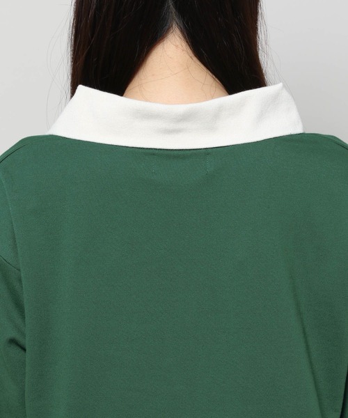 3.3 Field Trip （3.3フィールドトリップ）の「3.3 Field Trip／ハイショクロゴプルオーバー 2105722（スウェット・レディース・グリーン/チャコール・FREE）」の18枚目の写真