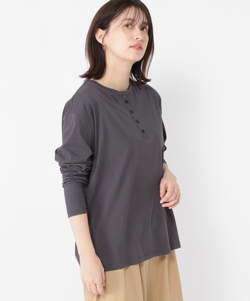 セール】《days》ヘンリーネックプルオーバー（Tシャツ