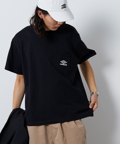 残りわずか UMBRO アンブロ ロゴ 半袖 ショート Tシャツ UMBRO（アンブロ）の「UMBRO/アンブロ 別注 Pocket Short Sleeve