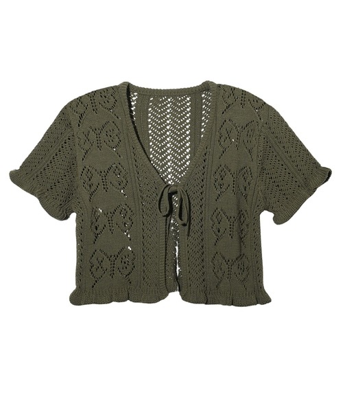【セール】BUTTERFLY CROCHET CARDIGAN（カーディガン/ボレロ）｜X-girl（エックスガール）