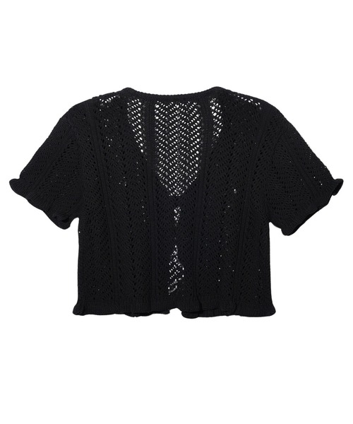 X-girl（エックスガール）の「BUTTERFLY CROCHET CARDIGAN