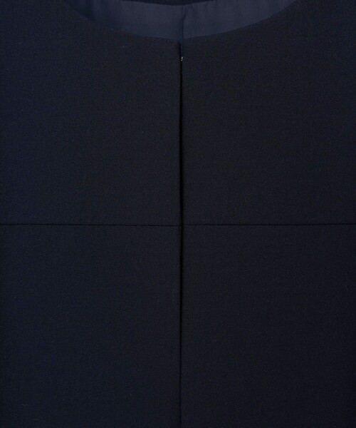 coen（コーエン）の「【RONEL】ダブルクロスノーカラーショートジャケット(セットアップ対応可能)（ノーカラージャケット・レディース・オフホワイト/ブラック/ネイビー・S/M）」の20枚目の写真