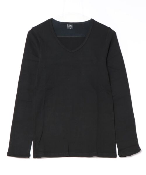 VIBGYOR(ヴィブジョー)の「フライス 長袖 クルーネック&Vネック(Tシャツ/カットソー・メンズ・グレー系その他/杢グレー/ブラック系その他/ブラック/ホワイト/ホワイト系その他・MEDIUM/LARGE)」の14枚目の写真