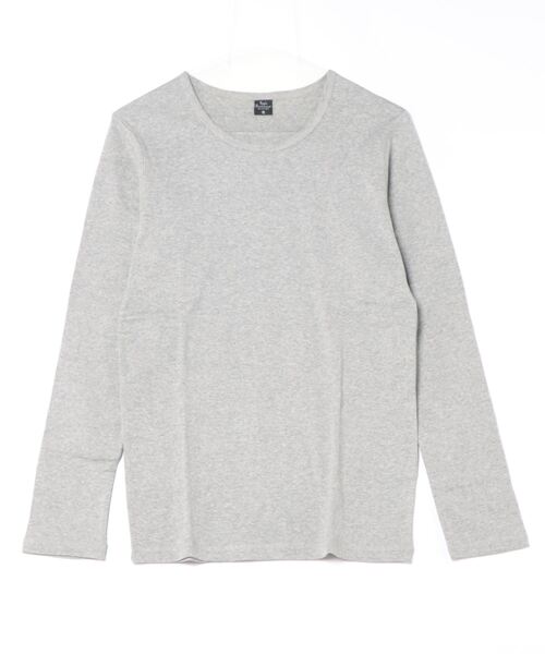 VIBGYOR(ヴィブジョー)の「フライス 長袖 クルーネック&Vネック(Tシャツ/カットソー・メンズ・グレー系その他/杢グレー/ブラック系その他/ブラック/ホワイト/ホワイト系その他・MEDIUM/LARGE)」の15枚目の写真