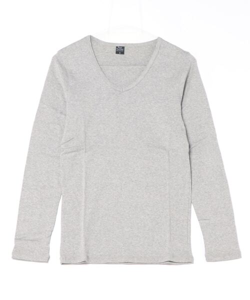 VIBGYOR(ヴィブジョー)の「フライス 長袖 クルーネック&Vネック(Tシャツ/カットソー・メンズ・グレー系その他/杢グレー/ブラック系その他/ブラック/ホワイト/ホワイト系その他・MEDIUM/LARGE)」の16枚目の写真