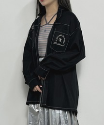 NICOLE CLUB | 刺繍ワークシャツ(シャツ/ブラウス)