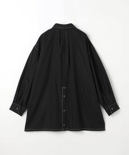 NICOLE CLUB（ニコル　クラブ）の「刺繍ワークシャツ（シャツ/ブラウス・レディース・ブラック/オフホワイト/ブルー・MEDIUM）」の7枚目の写真