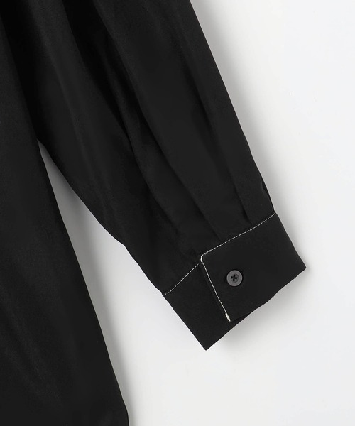 NICOLE CLUB（ニコル　クラブ）の「刺繍ワークシャツ（シャツ/ブラウス・レディース・ブラック/オフホワイト/ブルー・MEDIUM）」の10枚目の写真