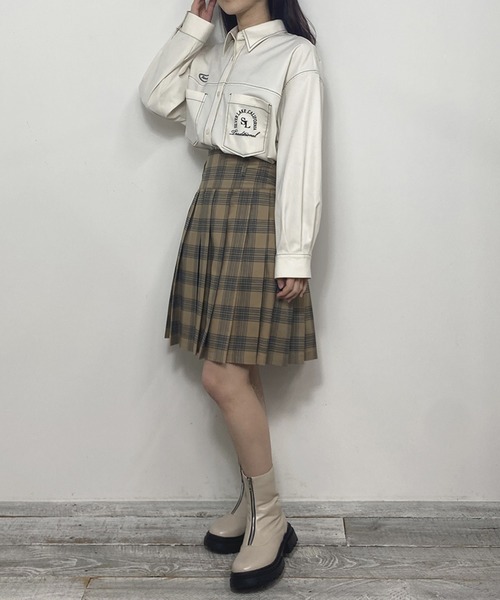 NICOLE CLUB（ニコル　クラブ）の「刺繍ワークシャツ（シャツ/ブラウス・レディース・ブラック/オフホワイト/ブルー・MEDIUM）」の20枚目の写真