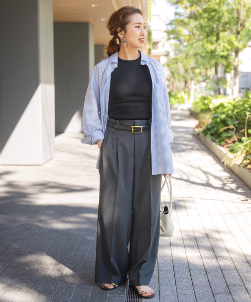 Spick & Span（スピックアンドスパン）の「カップ付きアメスリタンク（インナーウェア/肌着・レディース・チャコールグレー/ブラック/ベージュ/アイボリー/ベージュ系その他・36/38）」の6枚目の写真