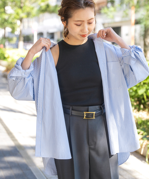 Spick & Span（スピックアンドスパン）の「カップ付きアメスリタンク（インナーウェア/肌着・レディース・チャコールグレー/ブラック/ベージュ/アイボリー/ベージュ系その他・36/38）」の7枚目の写真