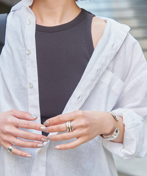 Spick & Span（スピックアンドスパン）の「カップ付きアメスリタンク（インナーウェア/肌着・レディース・チャコールグレー/ブラック/ベージュ/アイボリー/ベージュ系その他・36/38）」の15枚目の写真