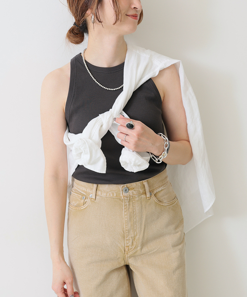 セール】カップ付きアメスリタンク（インナーウェア/肌着