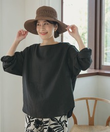 URBAN RESEARCH DOORS | リネンクルーネックプルオーバー(シャツ/ブラウス)