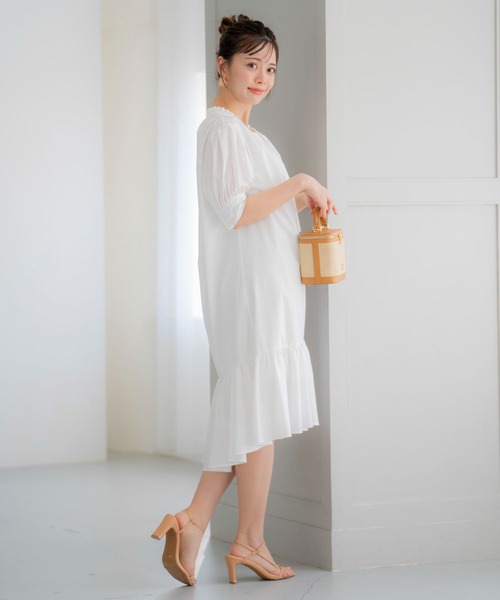 【セール】ティアードミニワンピ（ワンピース）｜Noela（ノエラ）