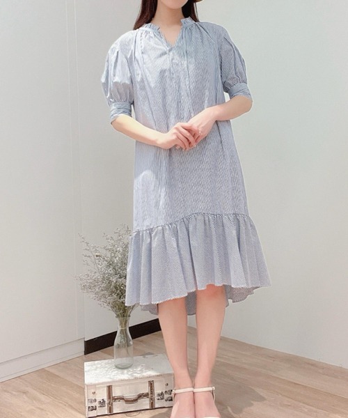 【セール】ティアードミニワンピ（ワンピース）｜Noela（ノエラ）