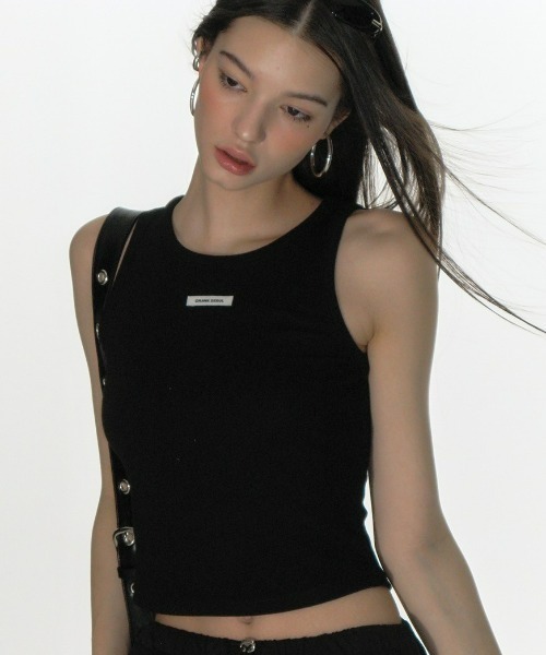 crankフリル付きライトブルータンクトップ CRANK】FRILL SNAP SLEEVELESS – PRESSING WEB SHOP