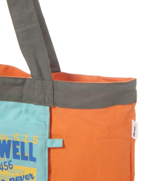 niko and...（ニコアンド）の「オリジナルパッカブルトートバッグ（トートバッグ・レディース・チャコール/オレンジ/グリーン/ナチュラル・0）」の10枚目の写真