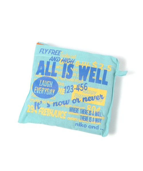 niko and...（ニコアンド）の「オリジナルパッカブルトートバッグ（トートバッグ・レディース・チャコール/オレンジ/グリーン/ナチュラル・0）」の15枚目の写真