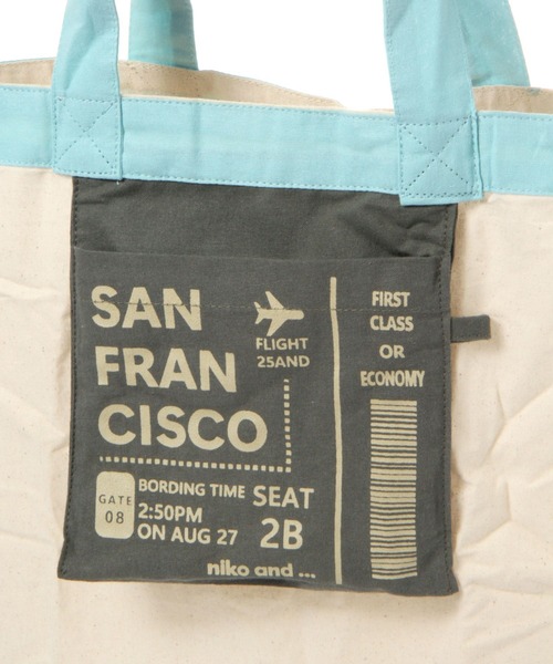 niko and...（ニコアンド）の「オリジナルパッカブルトートバッグ（トートバッグ・レディース・チャコール/オレンジ/グリーン/ナチュラル・0）」の17枚目の写真