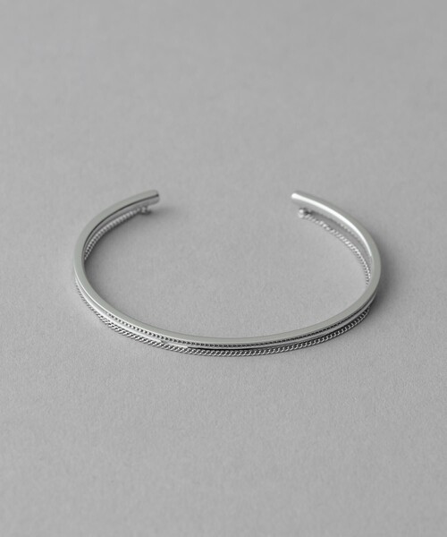 ete レイヤード バングル シルバー☆エテ レイヤード バングル ペタルチェーン | ete bijoux (Women)/エテ
