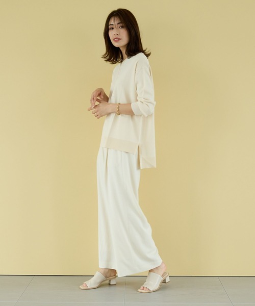 Elura（エルーラ）の「ふかふかFITストレッチミュール/109284（サンダル・レディース・アイボリー/ブラック・LARGE/SMALL/MEDIUM）」の4枚目の写真