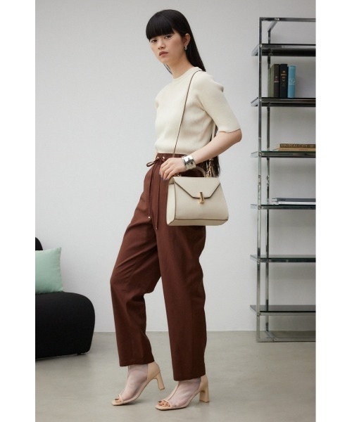 AZUL by moussy（アズールバイマウジー）の「ダイアゴナルワンハンドルフラップバッグ（ショルダーバッグ・レディース・ブラック/ライトベージュ・FREE）」の15枚目の写真