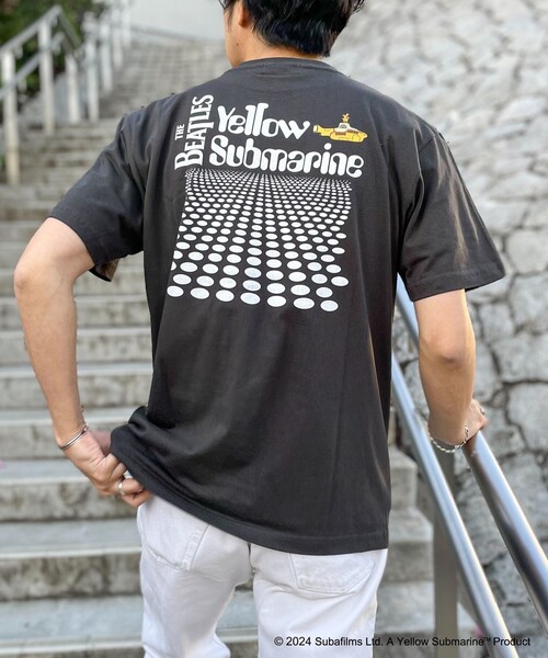 GOOD ROCK SPEED（グッドロックスピード）の「【Good Rock Speed/グッドロックスピード】THE BEATLES / Yellow Submarine / ビートルズ / プリントTシャツ（Tシャツ/カットソー・メンズ・ブラック/ホワイト・S/M/L）」の2枚目の写真