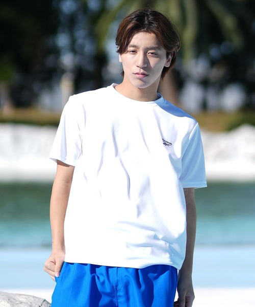 Reebok/リーボック 半袖ラッシュガード/Tシャツ UVケア 水陸両用 ユニ