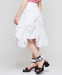 【Narcissus】シャーリングリボンスカート