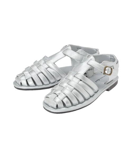 Samansa Mos2（サマンサ モスモス）の「【S/XLサイズ WEB限定】メッシュサンダル（サンダル・レディース・シルバー/ブラック・S/M/L/XL）」の10枚目の写真