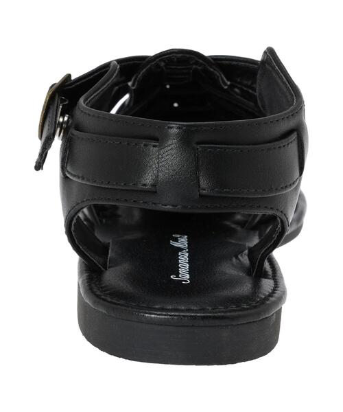 Samansa Mos2（サマンサ モスモス）の「【S/XLサイズ WEB限定】メッシュサンダル（サンダル・レディース・シルバー/ブラック・S/M/L/XL）」の12枚目の写真