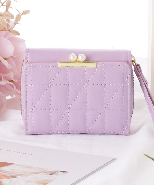 Lace Ladies（レースレディース）の「レザー調 キルティング パール