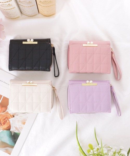 Lace Ladies（レースレディース）の「レザー調 キルティング パール