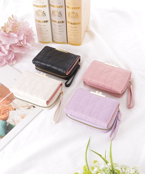 Lace Ladies（レースレディース）の「レザー調 キルティング パール