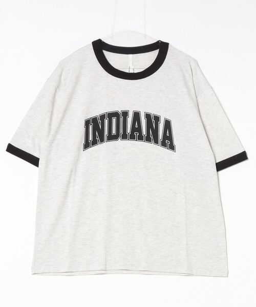 Magine(マージン)の「【SELECT】IR:INDIANAリンガーTEE(Tシャツ/カットソー・メンズ・サックスブルー/アッシュ/ベージュ/ホワイト・L/M)」の21枚目の写真