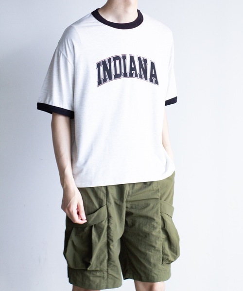 Magine(マージン)の「【SELECT】IR:INDIANAリンガーTEE(Tシャツ/カットソー・メンズ・サックスブルー/アッシュ/ベージュ/ホワイト・L/M)」の10枚目の写真