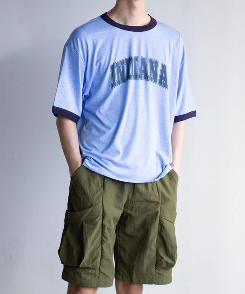 Magine(マージン)の「【SELECT】IR:INDIANAリンガーTEE(Tシャツ/カットソー・メンズ・サックスブルー/アッシュ/ベージュ/ホワイト・L/M)」の19枚目の写真
