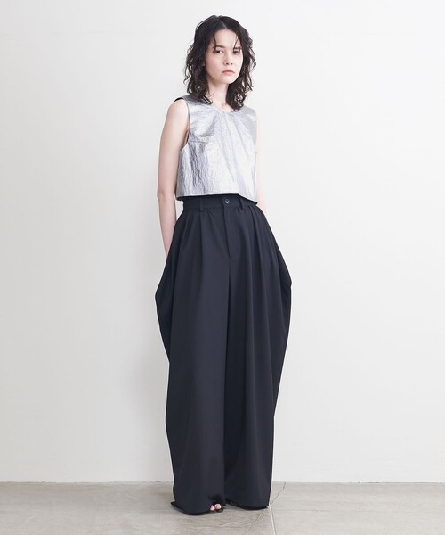 AEWEN MATOPH（イウエン マトフ）の「＜AEWEN MATOPH＞メタリック ノースリーブ（シャツ/ブラウス・レディース・シルバー・FREE）」の4枚目の写真