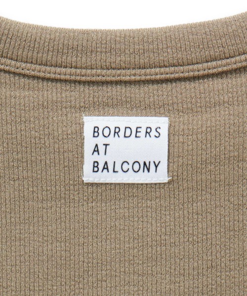 NERGY（ナージー）の「【BORDERS at BALCONY】RIB Tシャツ（Tシャツ/カットソー・レディース・ベージュ/ホワイト/ブラック・M）」の6枚目の写真