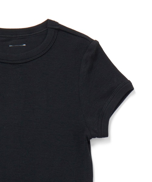 NERGY（ナージー）の「【BORDERS at BALCONY】RIB Tシャツ（Tシャツ/カットソー・レディース・ベージュ/ホワイト/ブラック・M）」の10枚目の写真
