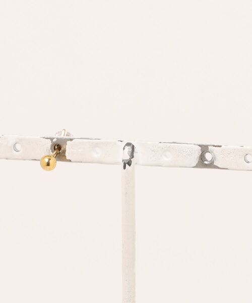 Import & Select（インポートアンドセレクト）の「KISHOKACHI 希少価値 バーベルデザインストーンステンレスボディーピアス  16ゲージ 6φ（ピアス（片耳用）・メンズ・シルバー系その他/ゴールド系その他/シルバー系その他2/ゴールド系その他2・FREE）」の18枚目の写真