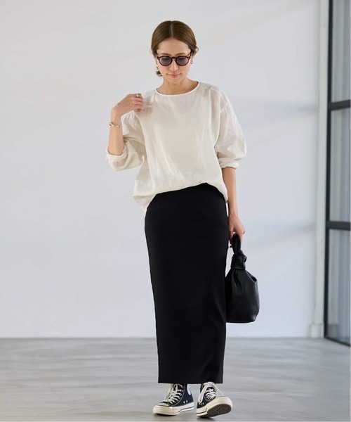 新品◆完売FRAMeWORK追加・洗濯機洗い可能≫フルニードルタイトスカート36 FRAMeWORK（フレームワーク）の「≪追加≫VIS-NYフルニードルタイト